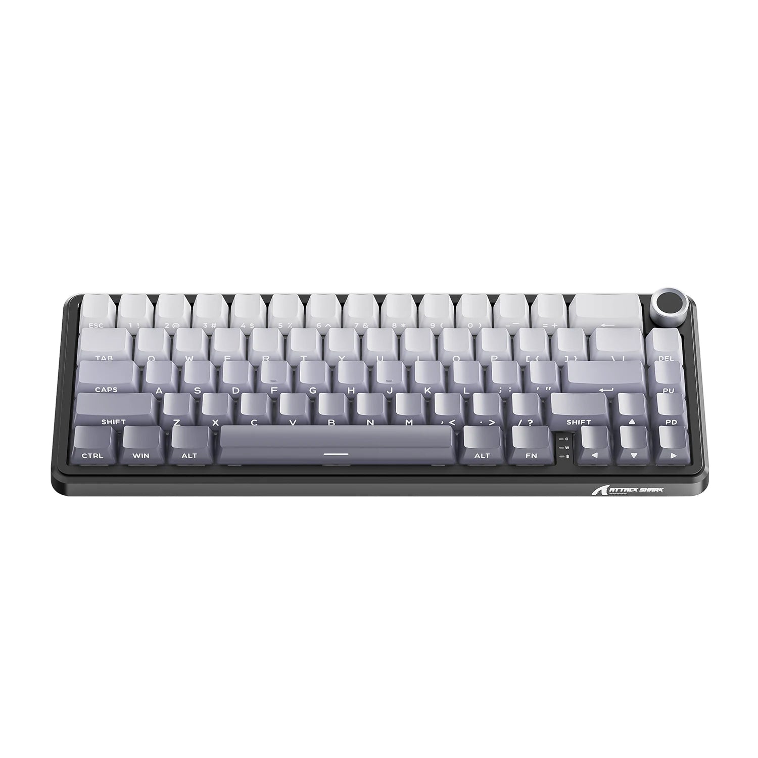 Attack Shark X66 RGB Wireless Mechanical Keyboard Hot-swappable Metal Knobs Gaming Keyboard For FPS Win Ma