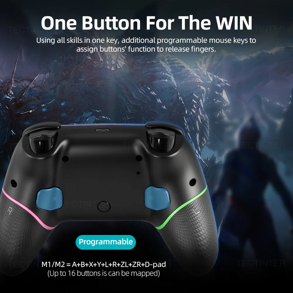 Wireless Gamepads For Nintendo Switch 2/PS4/PS3 Controller For Switch 1 Controle PC Gaming Joystick Gamer